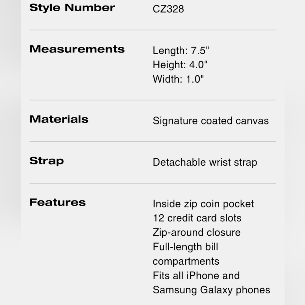 Coach Long Zip Around Wallet In Signature Canvas With Cherry Print - Picture 5 of 13